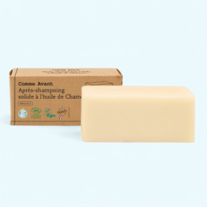Après-shampoing solide à l'huile de chanvre